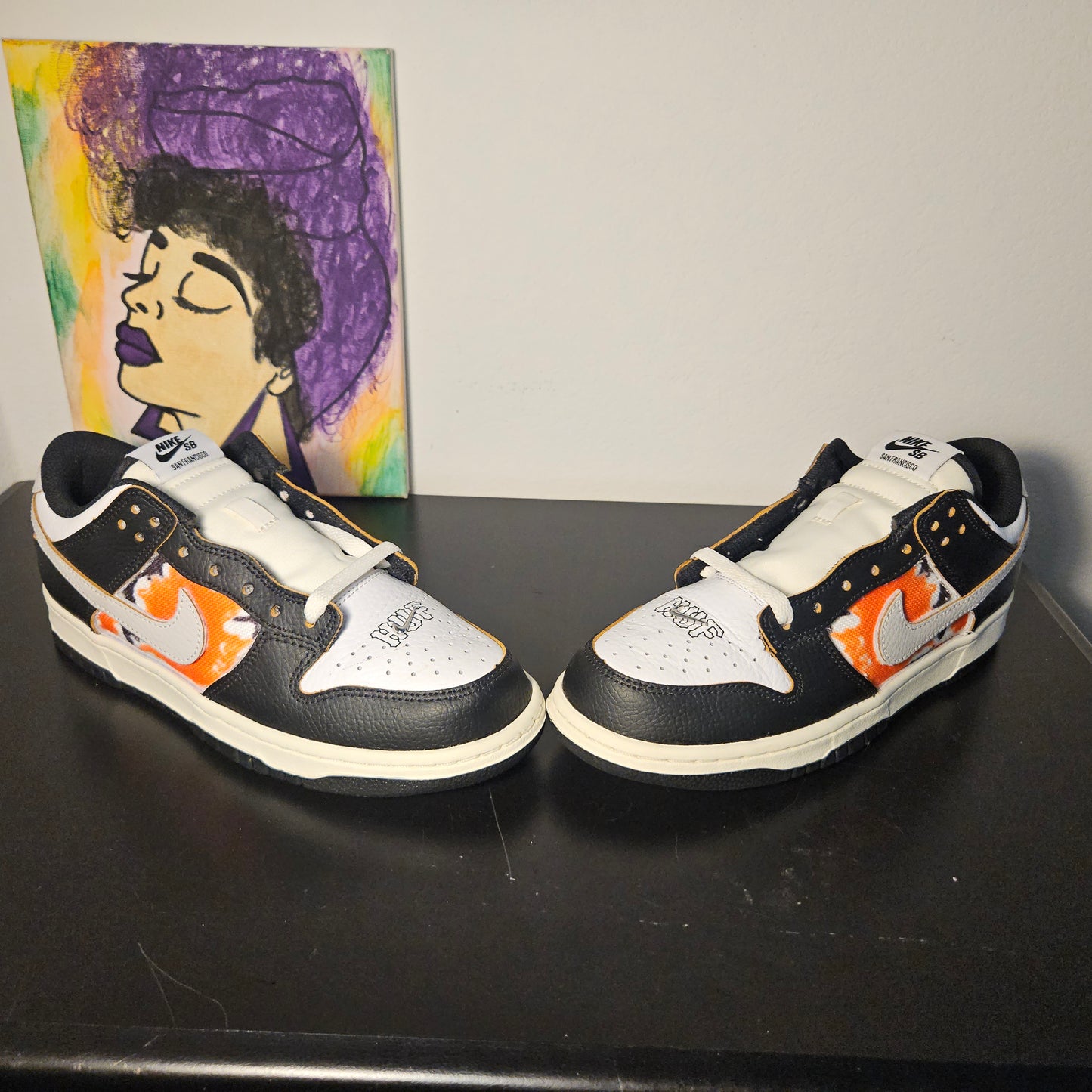Size 6y - HUF San Francisco Nike SB Dunks - $125