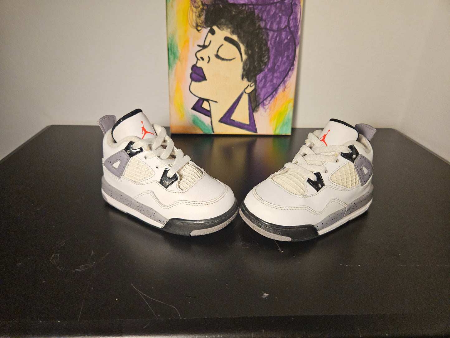 Size 6c - Used Kids Cement Jordan 4's