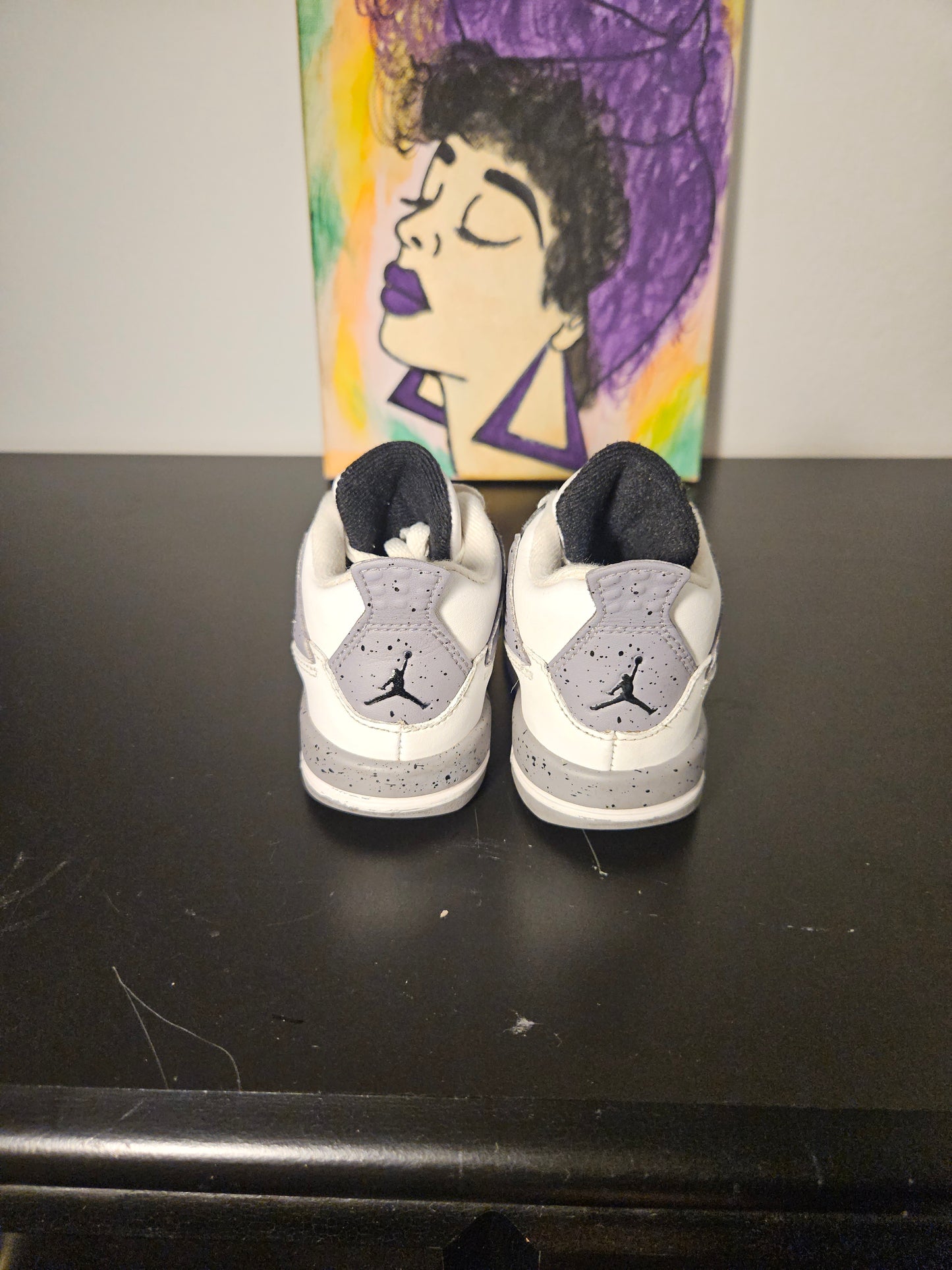 Size 6c - Used Kids Cement Jordan 4's