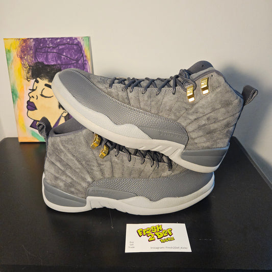 Size 9.5 - Dark Grey Jordan 12's