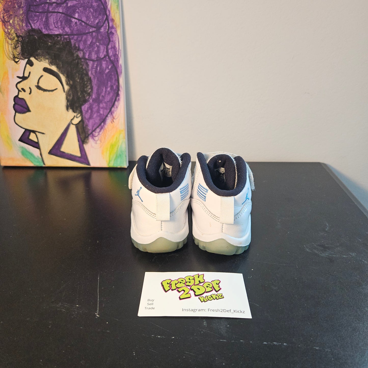 Size 7c - Kids Legend Blue Jordan 11's - $40