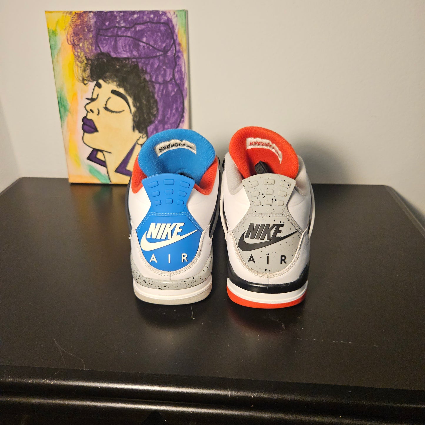 Size 8.5 - What The Jordan 4's