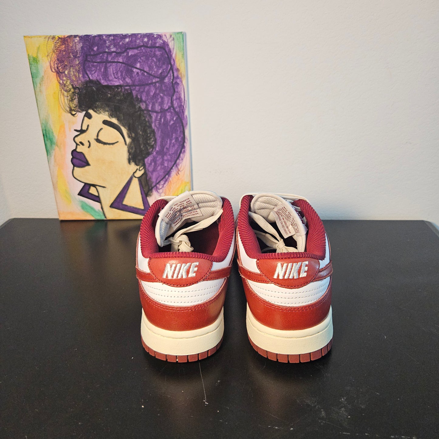 Size 6.5y - Maroon Nike Dunks