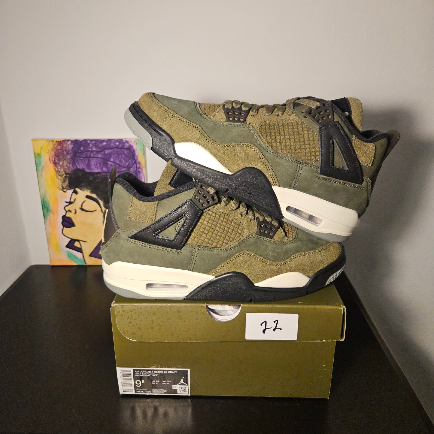 Size 9.5 - Craft Jordan 4's