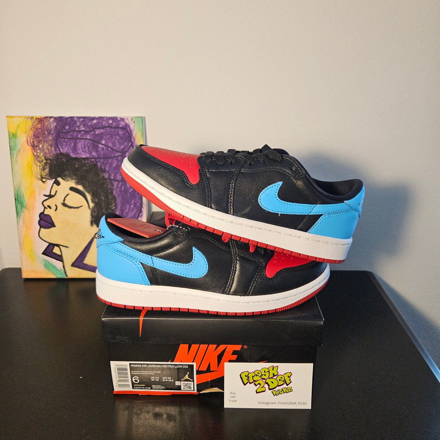 Size 4.5y - NC to CHI Jordan 1's