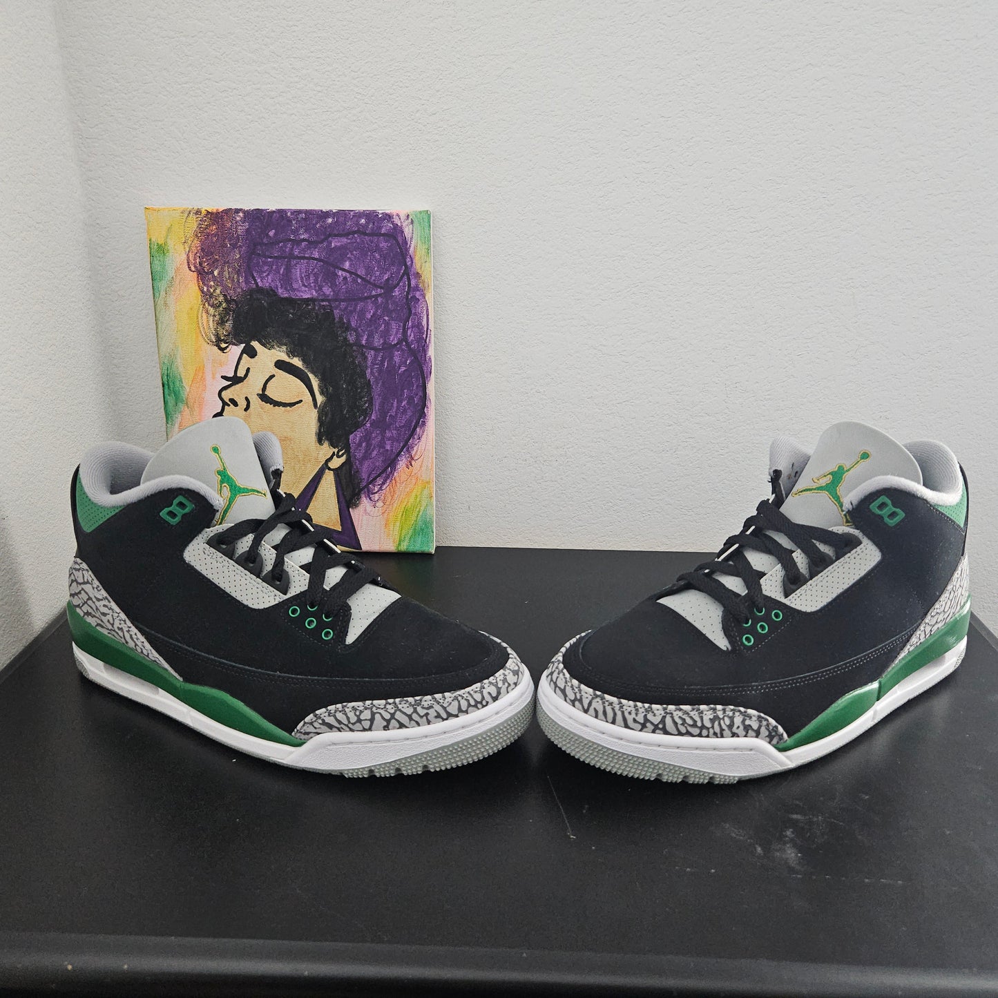 Size 9.5 - Pine Green Jordan 3's - $240