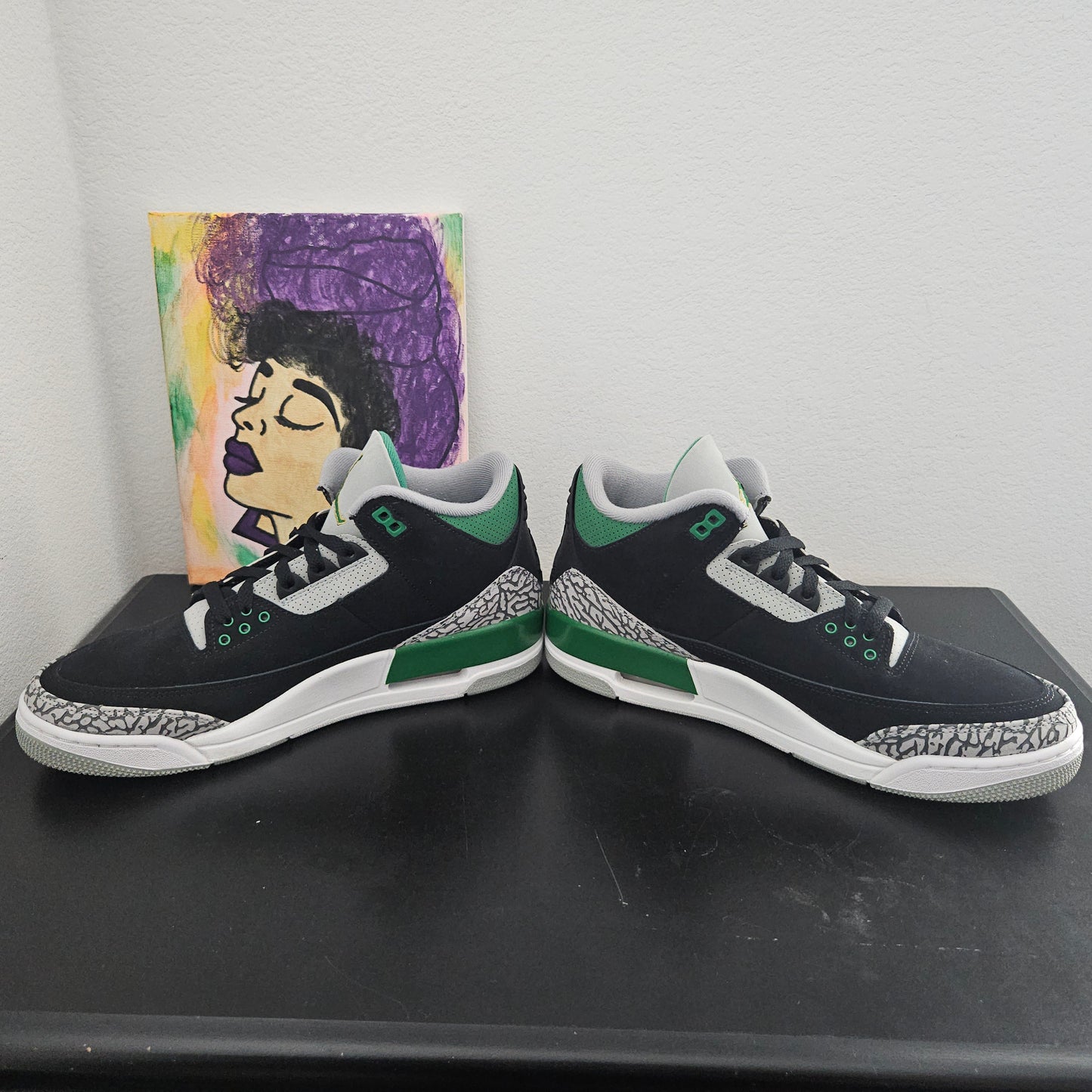 Size 9.5 - Pine Green Jordan 3's - $240