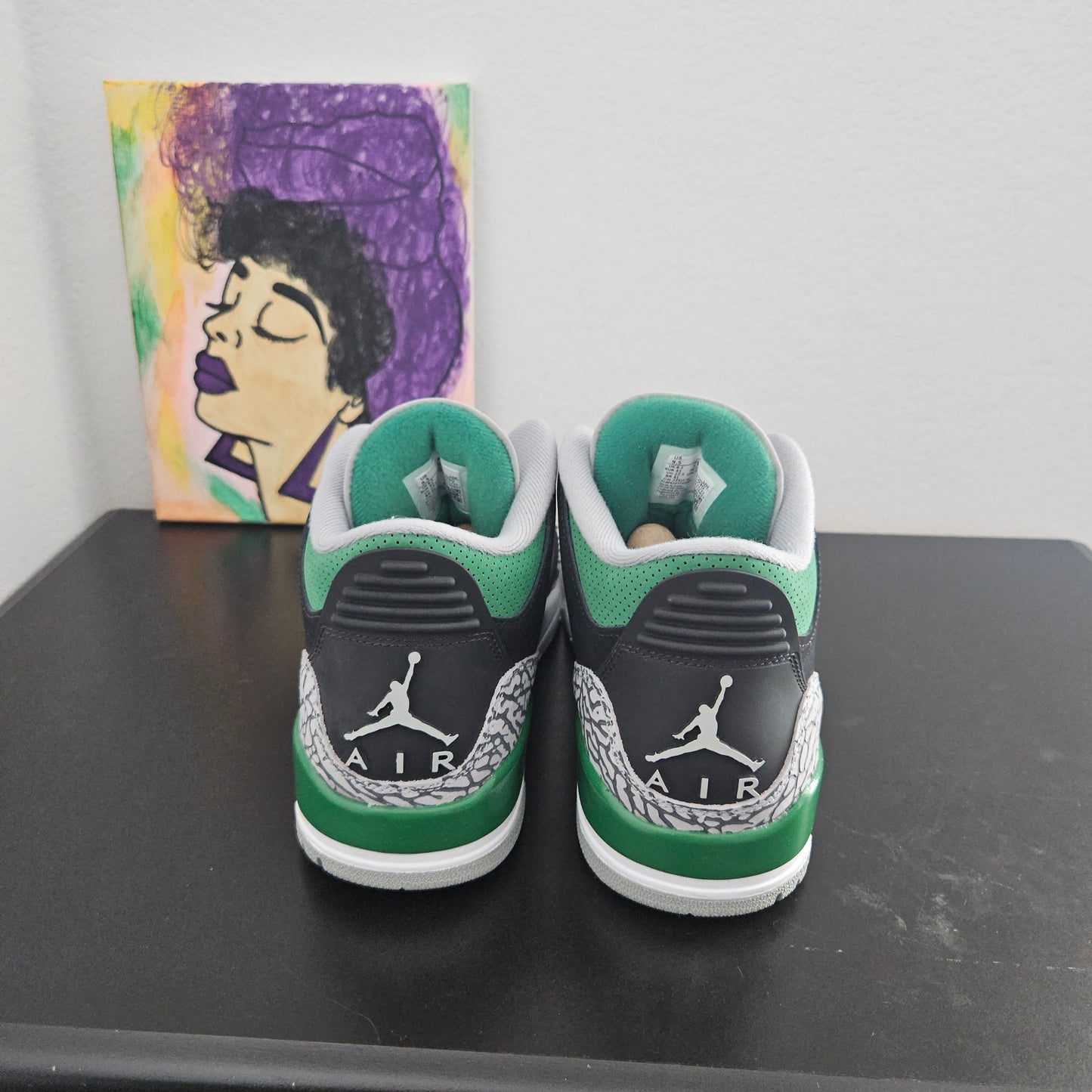 Size 9.5 - Pine Green Jordan 3's - $240