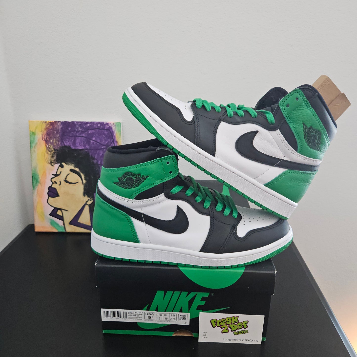 Size 9.5 - Pine Green Jordan 1's - $120