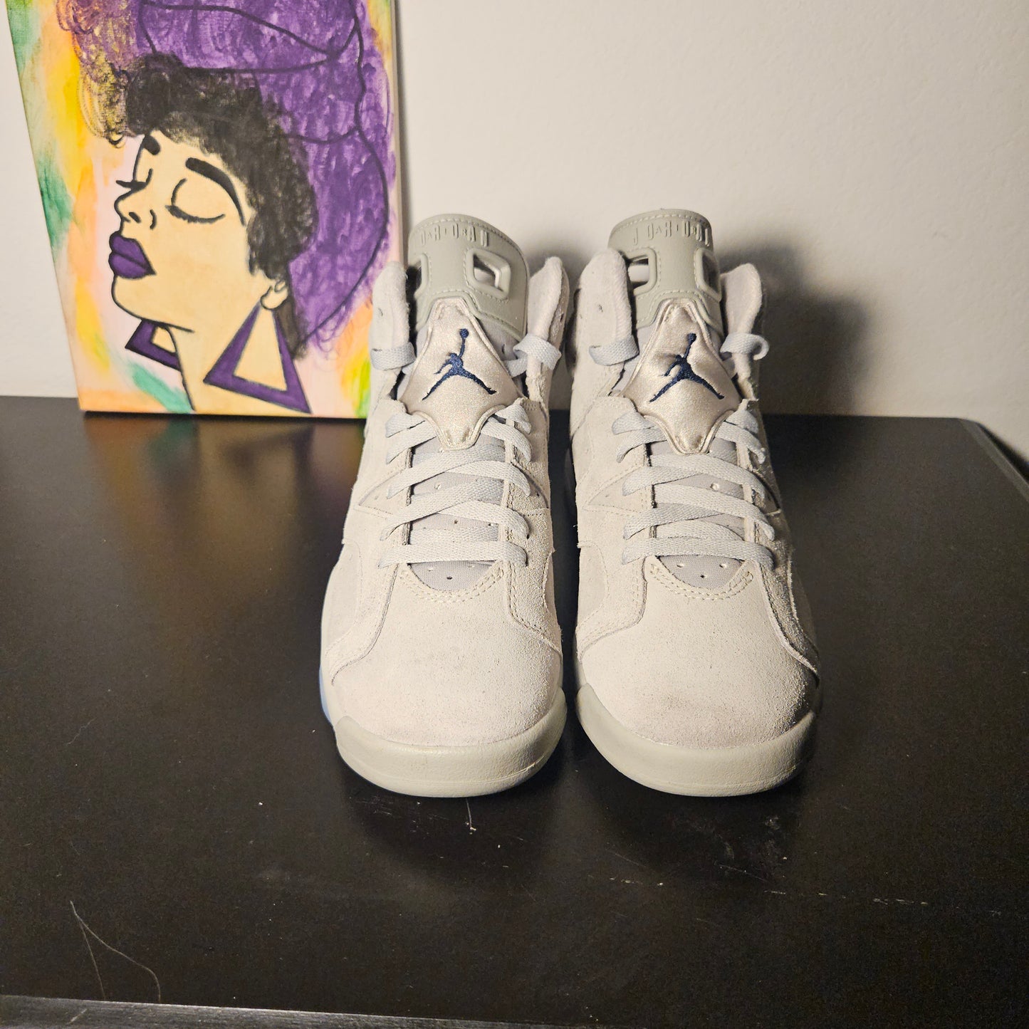 Size 7y - Georgetown Jordan 6's