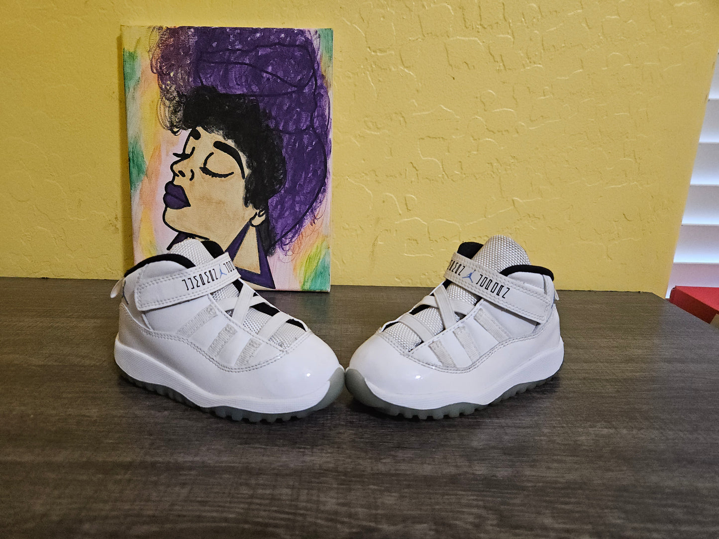Size 8c - Blue Legend Jordan 11's