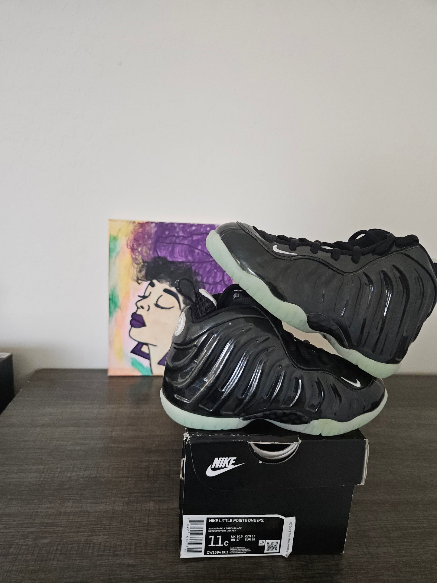 Size 11c - Kids Nike Foamposites