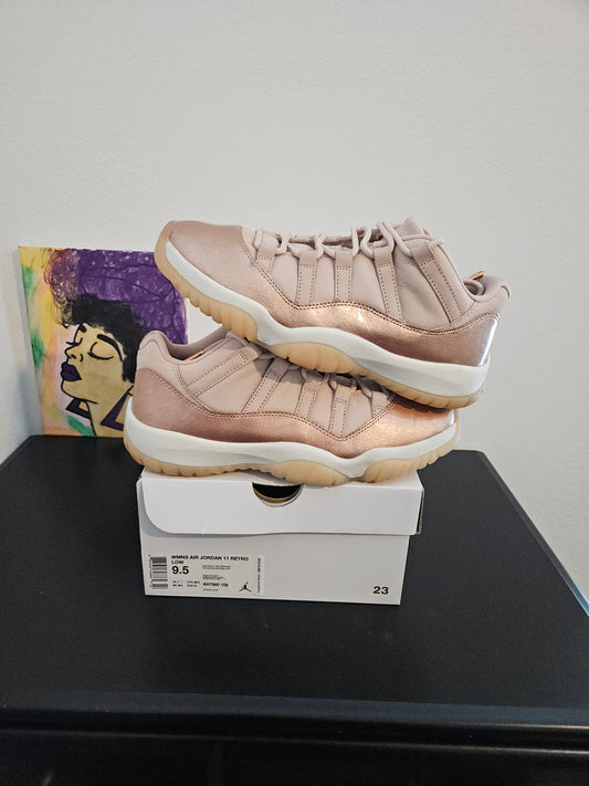 Size 8 (9.5w) Rose Gold Jordan 11's