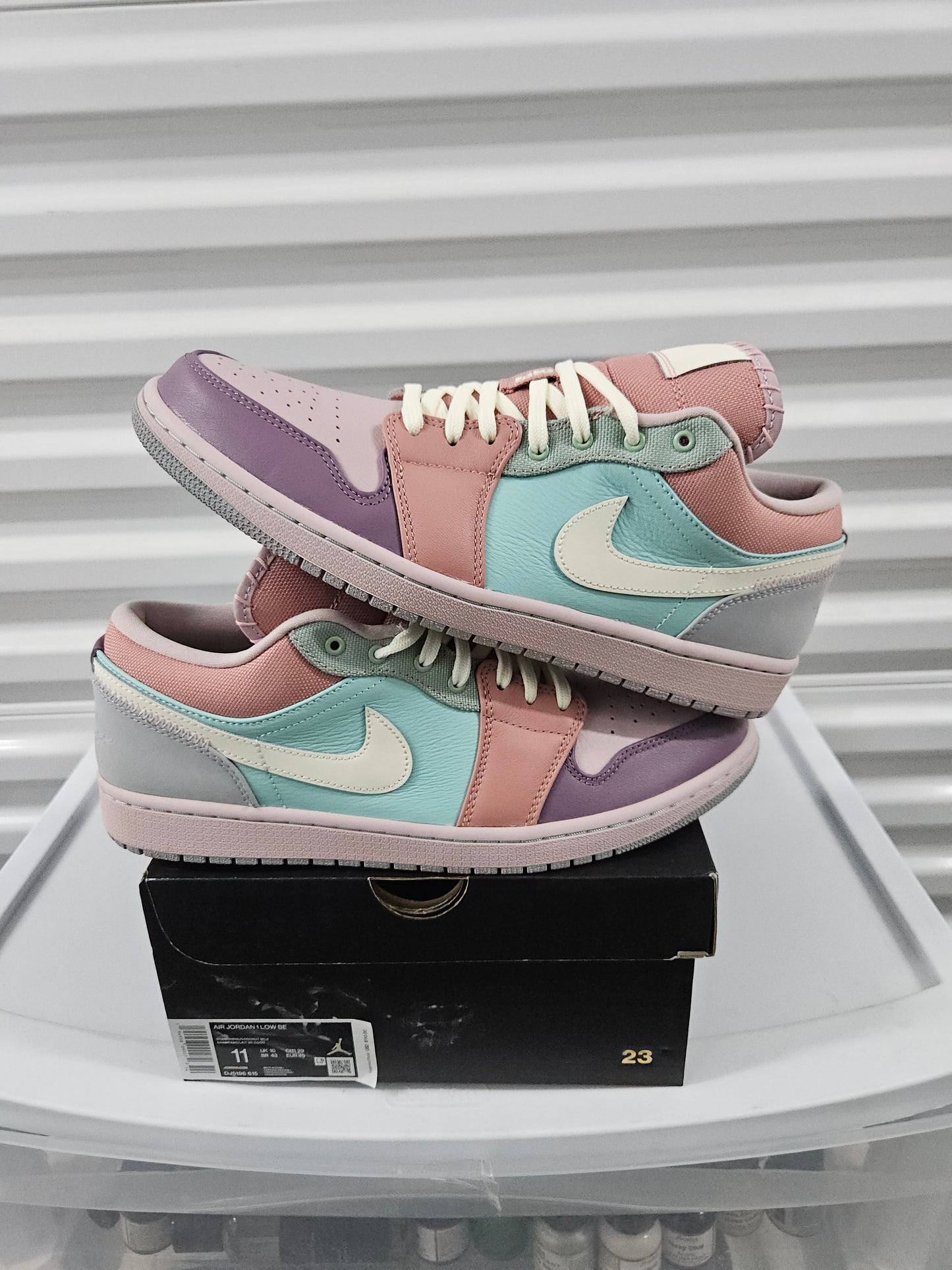 Size 11 - Easter Pastel Jordan 1 Low's