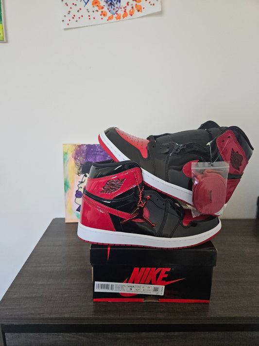Size 9 - Patent Jordan 1's