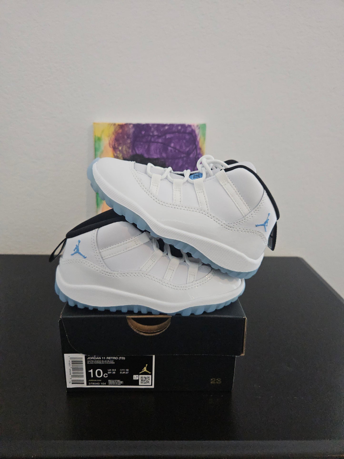 Size 10c - Kids Legend Blue Jordan 11's