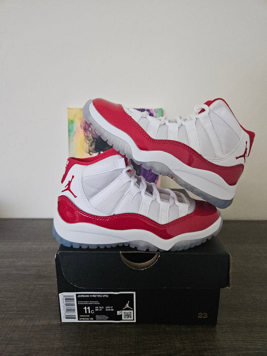 Size 11c - Kids Cherry Jordan 11's