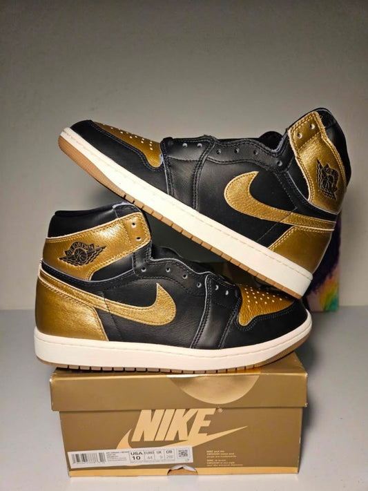 Size 10 - Metallic Gold Jordan 1's