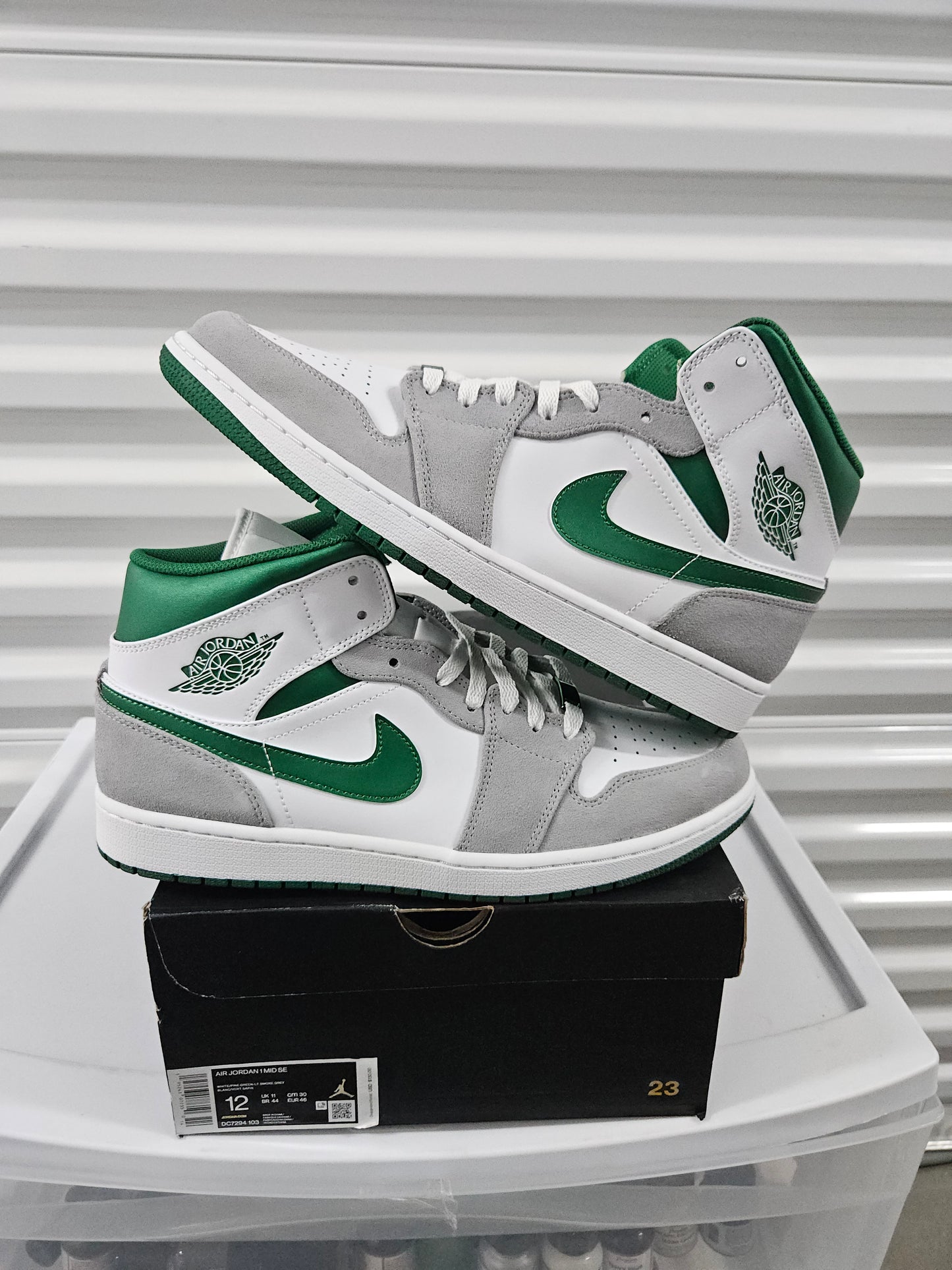 Size 12 - Green Jordan 1's
