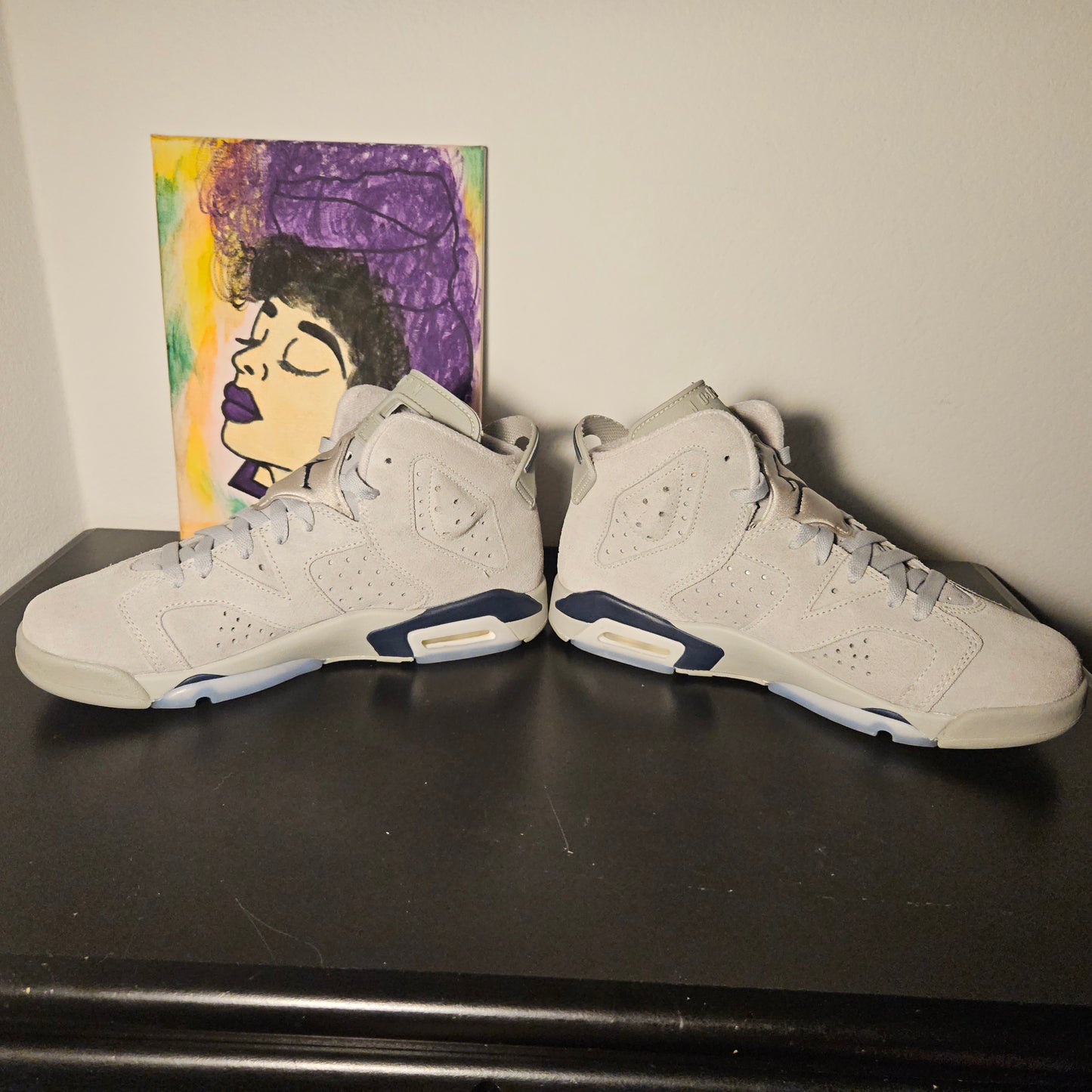 Size 7y - Georgetown Jordan 6's