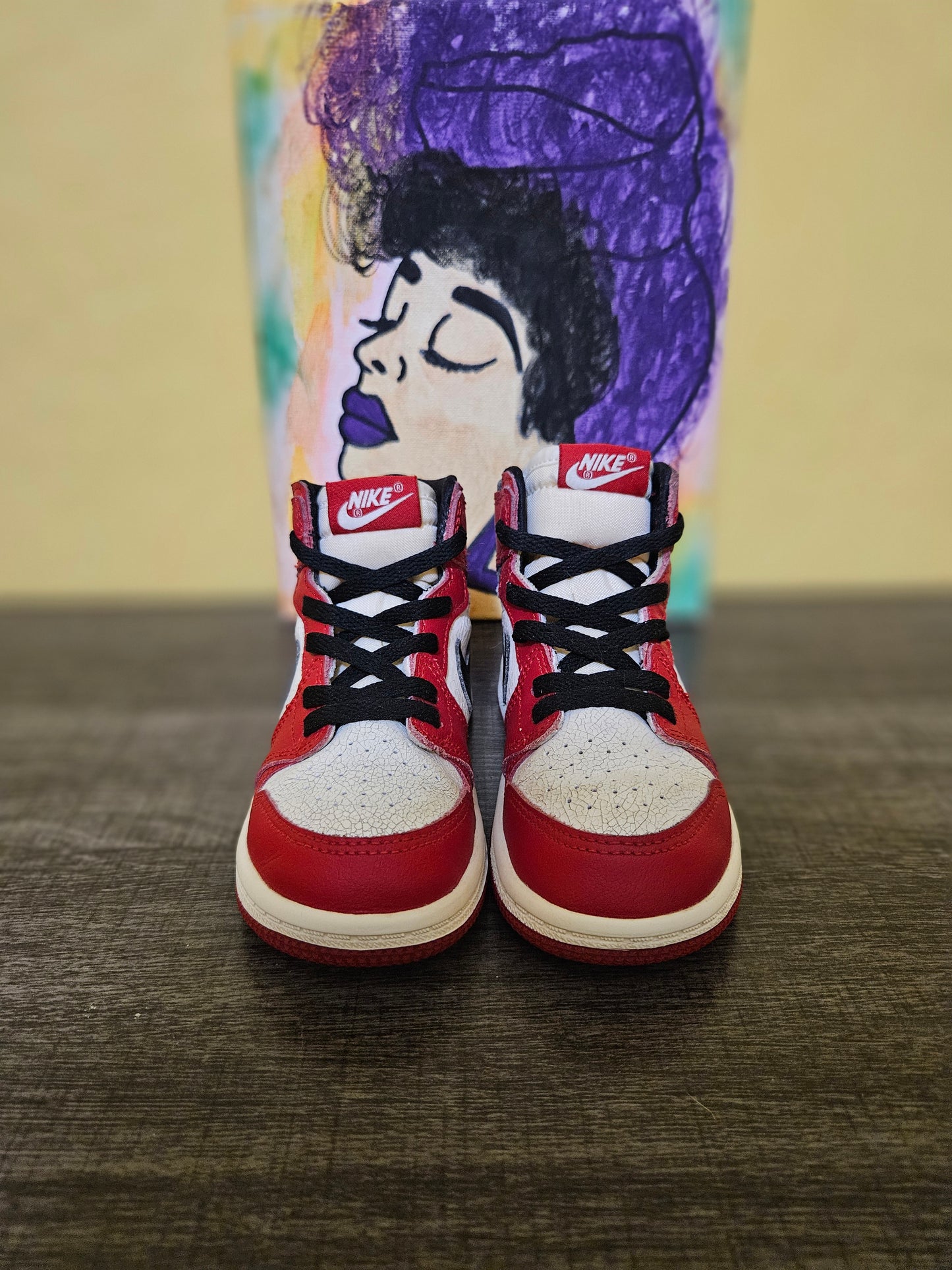 Size 9c - Kids Lost N Found Jordan 1's