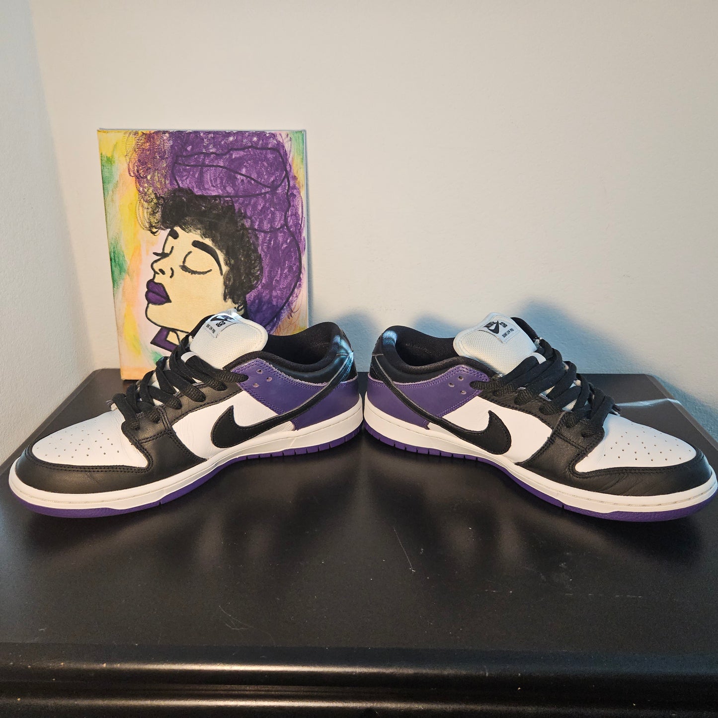 Size 9.5 - Court Purple Nike SB Dunks - $100