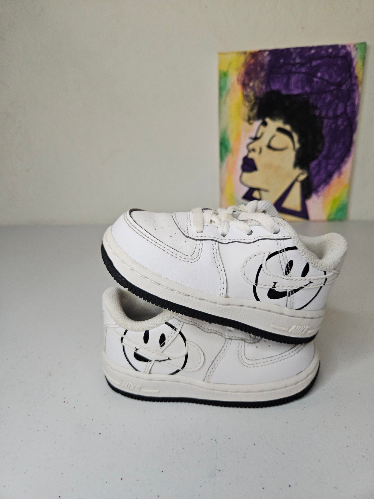 Size 6c - Kids Nike Air Force One's