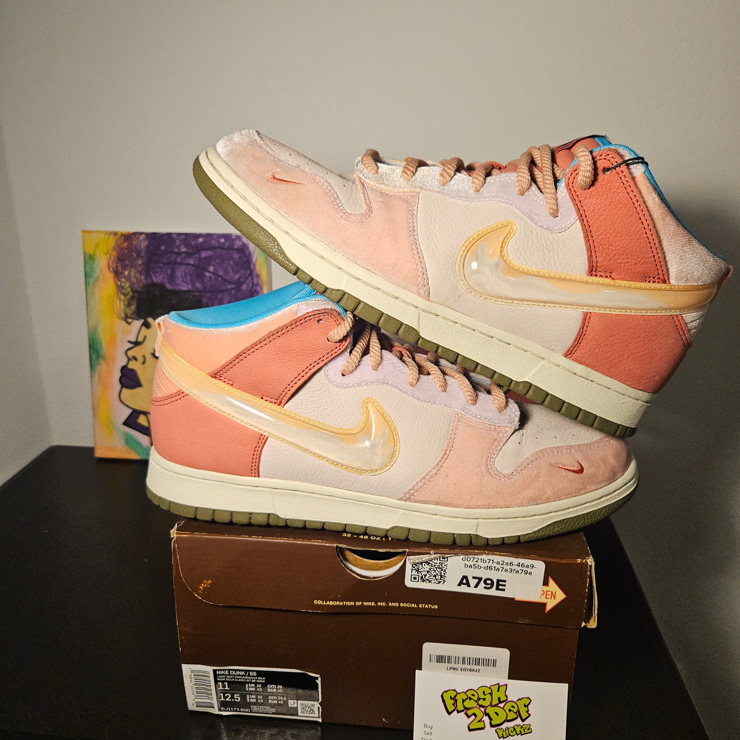 Size 11 - Social Status Strawberry Dunks