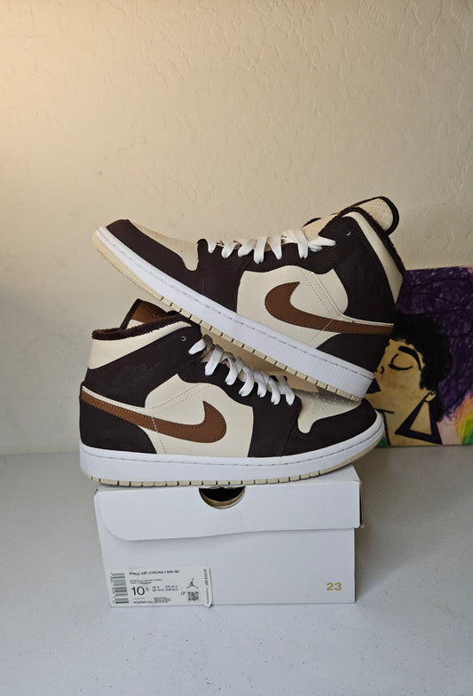 Size 9m (10.5w) - Brown Basalt Oatmeal Jordan 1's