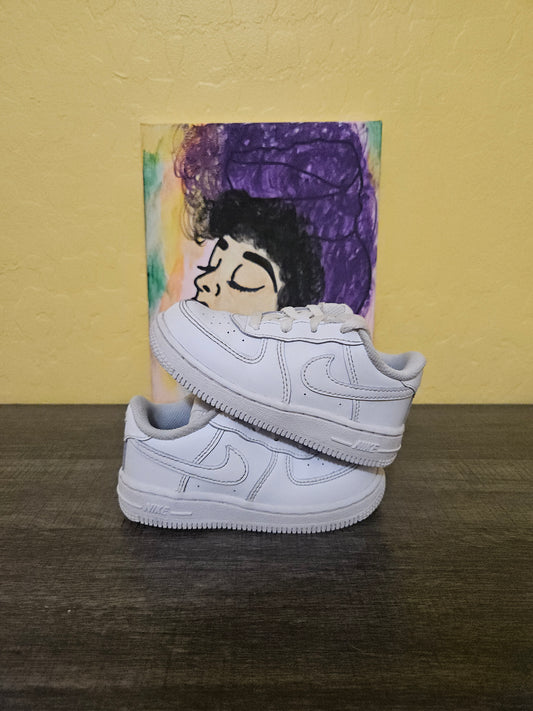 Size 8c - Kids Nike Air Force One's