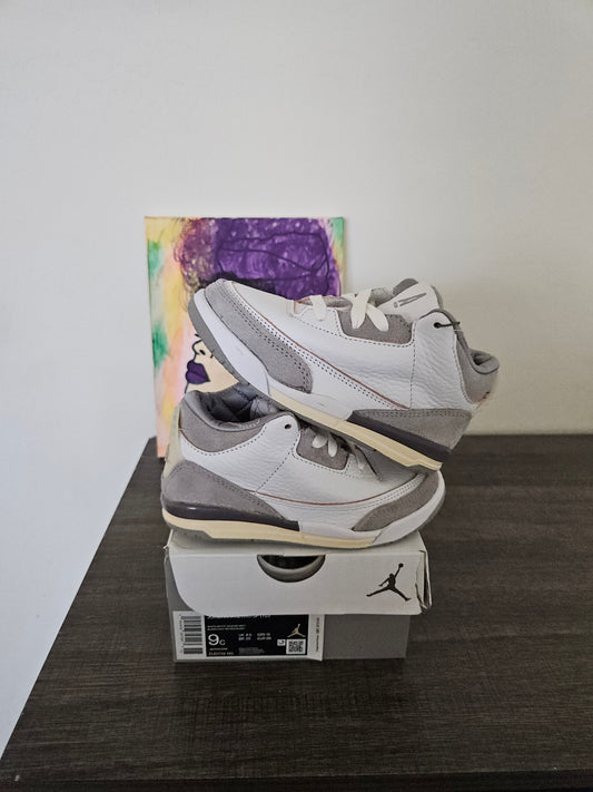 Size 9c - A Ma Maniere Jordan 3's