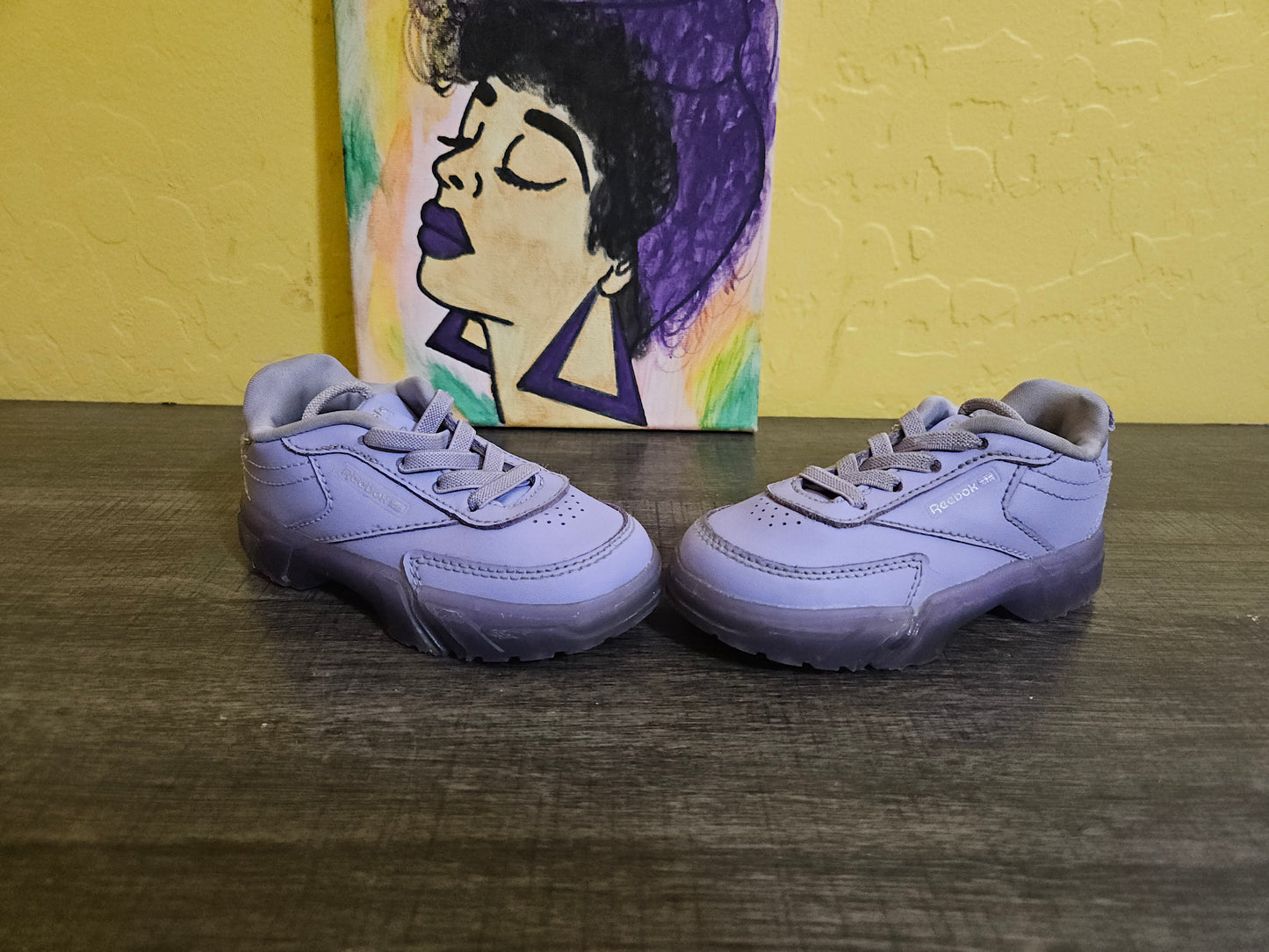 Size 6c - Kids Reebok Cardi B's