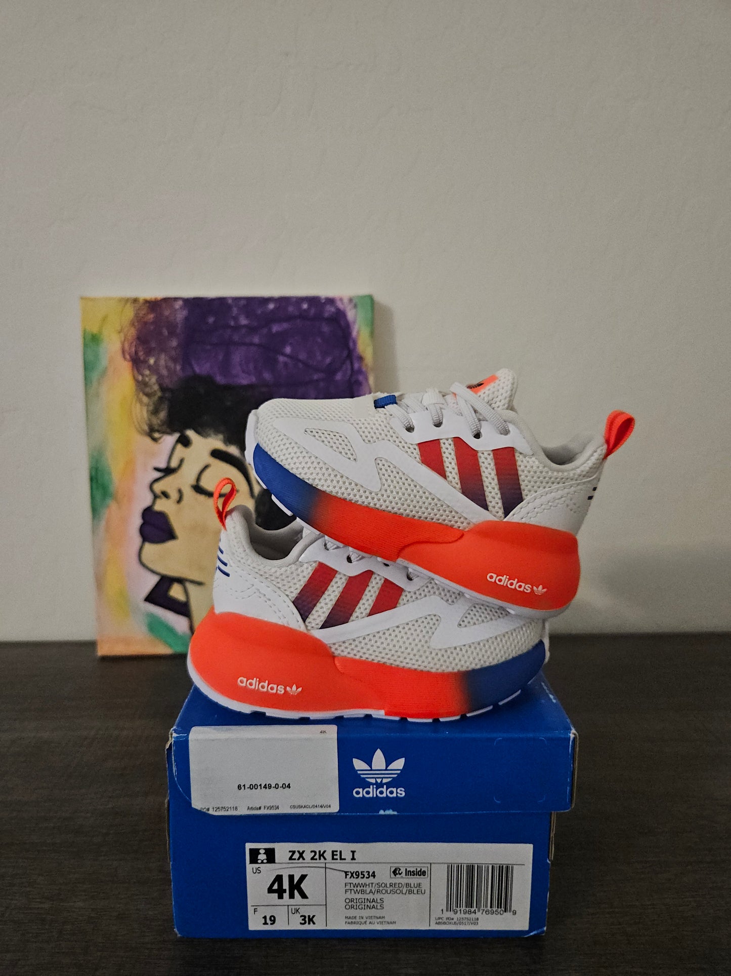 Size 4c - Kids Adidas Shoes